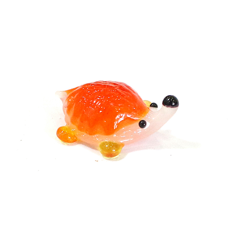 Bonsai Garden Japan - Handmade Mini Glass Hedgehog Figurine Cute