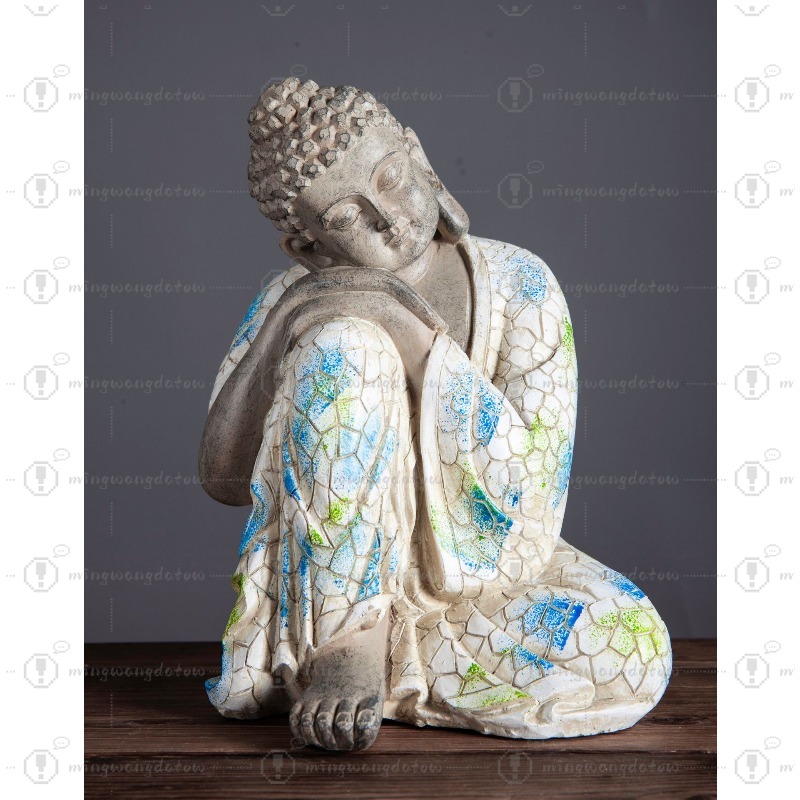 Bonsai Gardening - Mini Buddha Statue Ornament, New Chinese