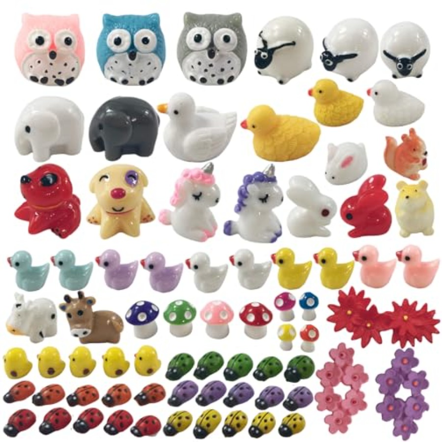 Bonsai Garden Japan - 74 Pieces Mini Animals Miniature Ornament