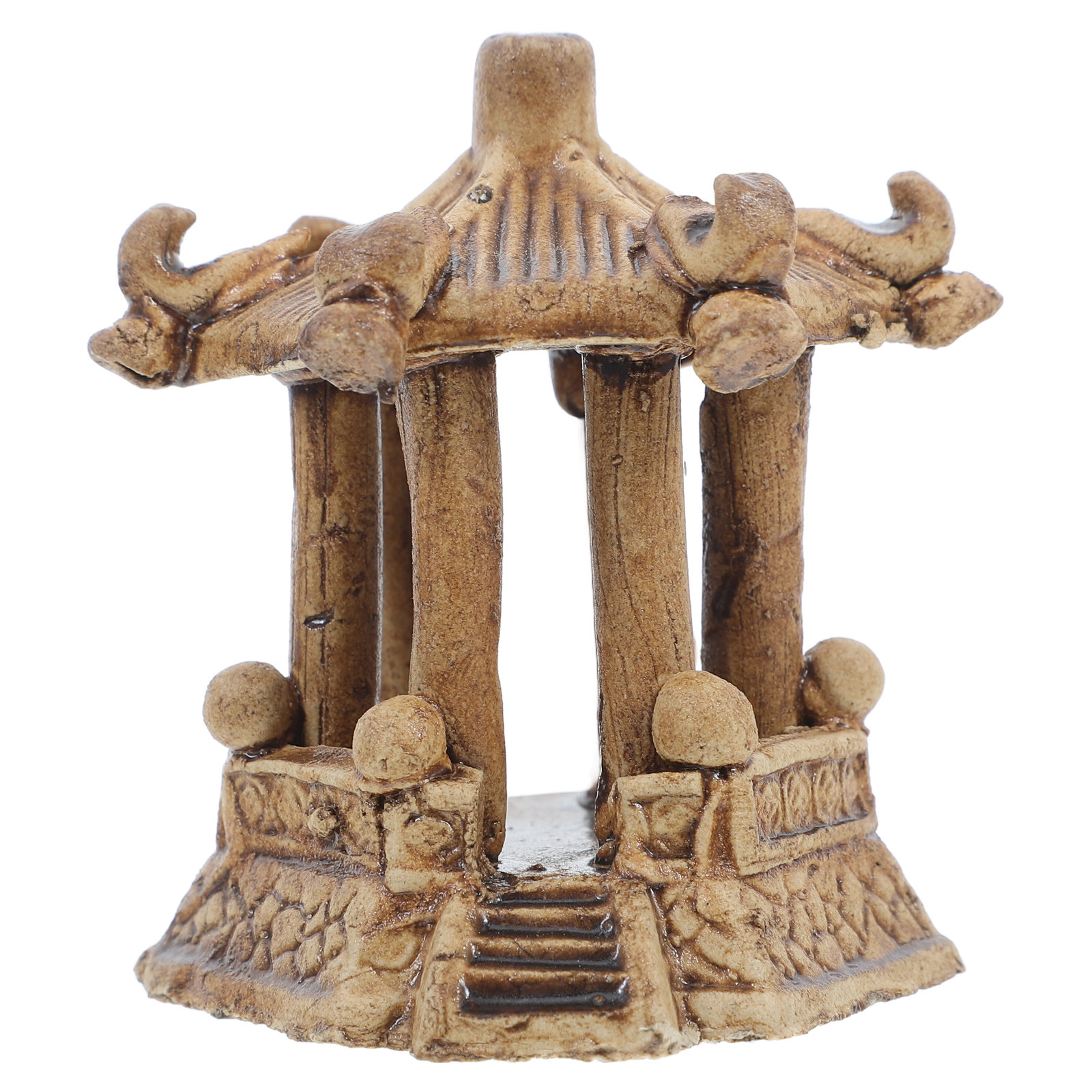 Bonsai Gardening - Miniature Ceramic Pagoda Hexagonal Pavilion Bonsai