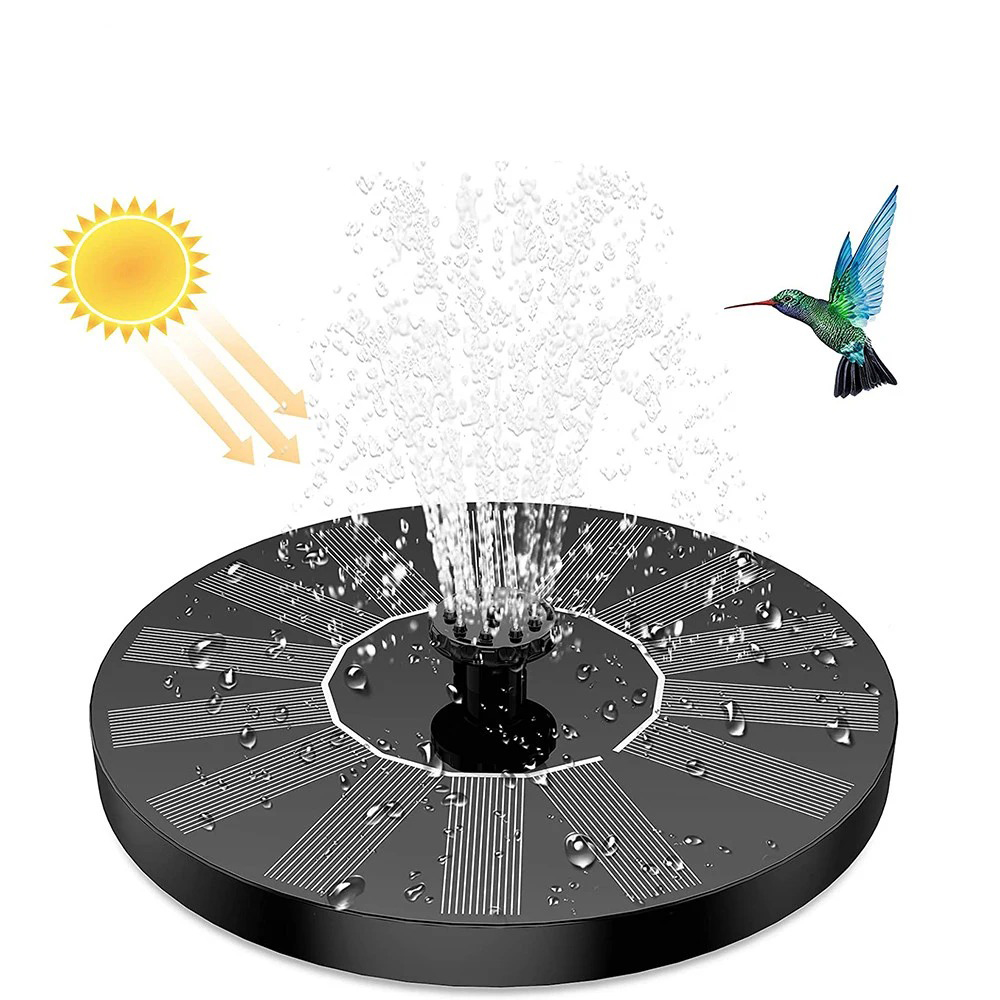 Bonsai Garden Fountain - 13cm Floating Solar Panel Solar Fountain