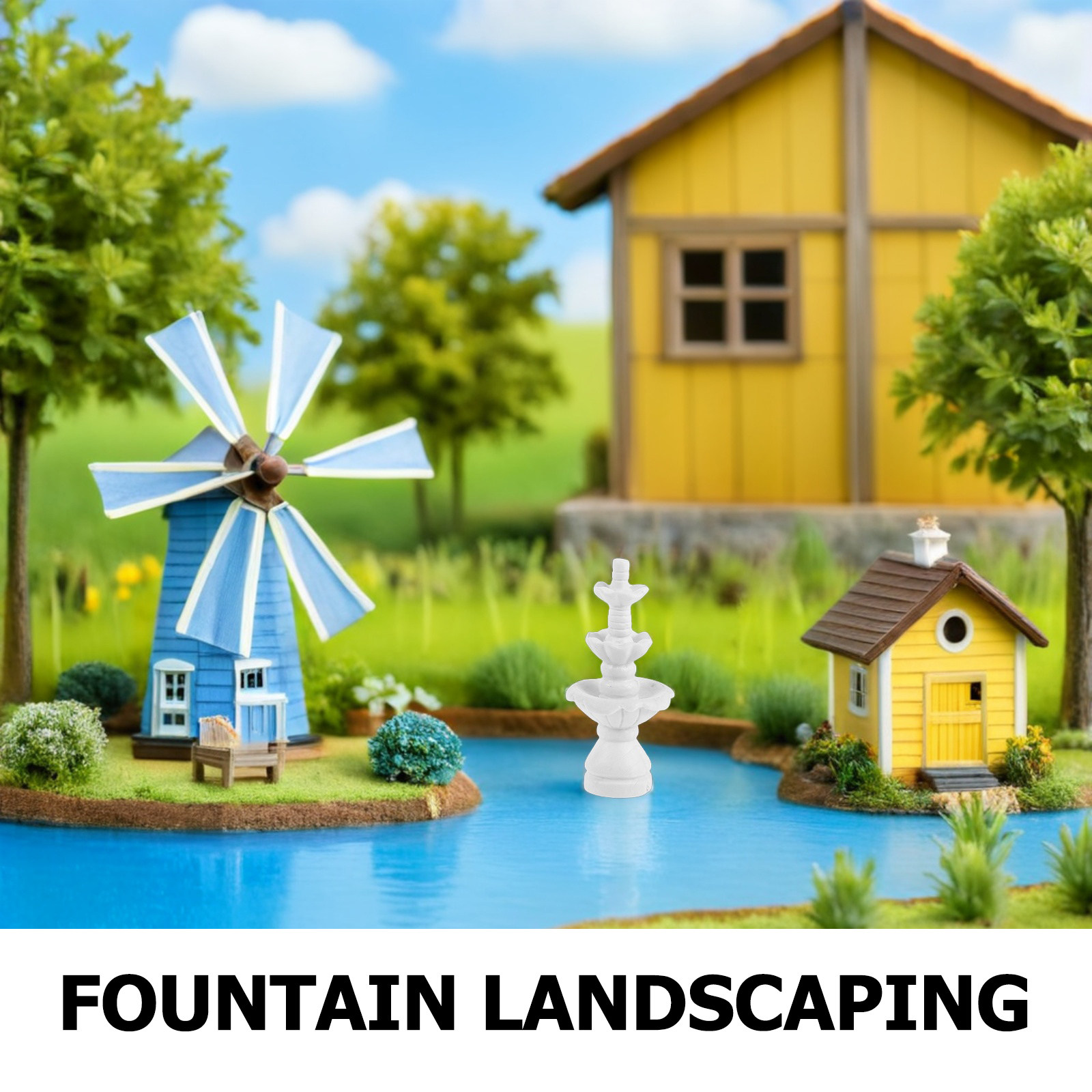 5Pcs Miniature Bonsai Fountain - đánh giá và giá Bonsai Garden Fountain