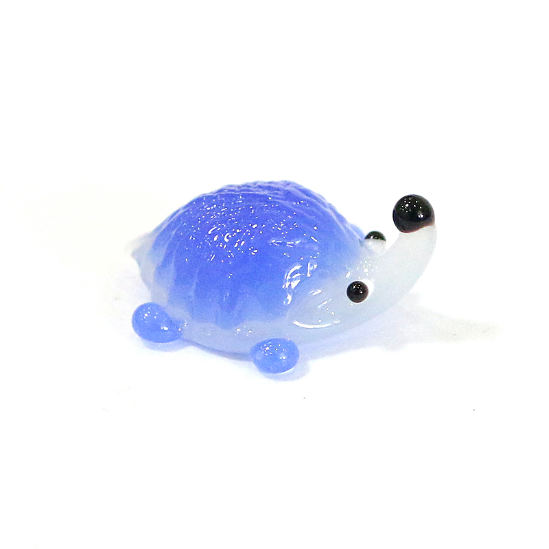 Handmade Mini Glass Hedgehog F - đánh giá và giá Bonsai Garden Japan