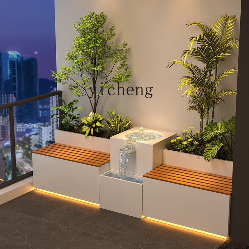 Garden Balcony Flower Box Sitt - đánh giá và giá Bonsai Garden Fountain