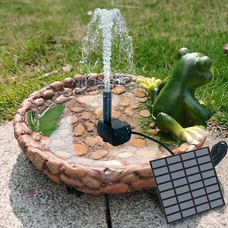 Solar Fountain with 6 Nozzles  - đánh giá và giá Bonsai Garden Fountain