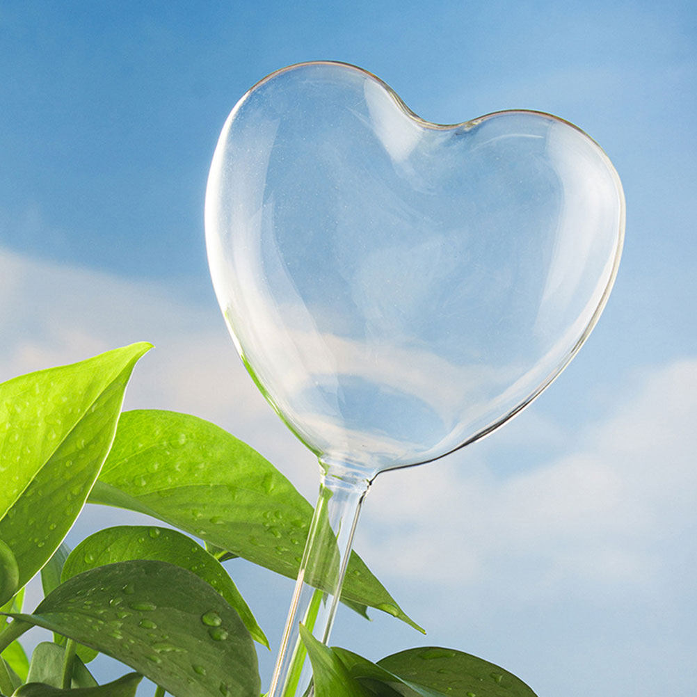 3Pcs Heart Shaped Glass Self W - đánh giá và giá Bonsai Garden Pot