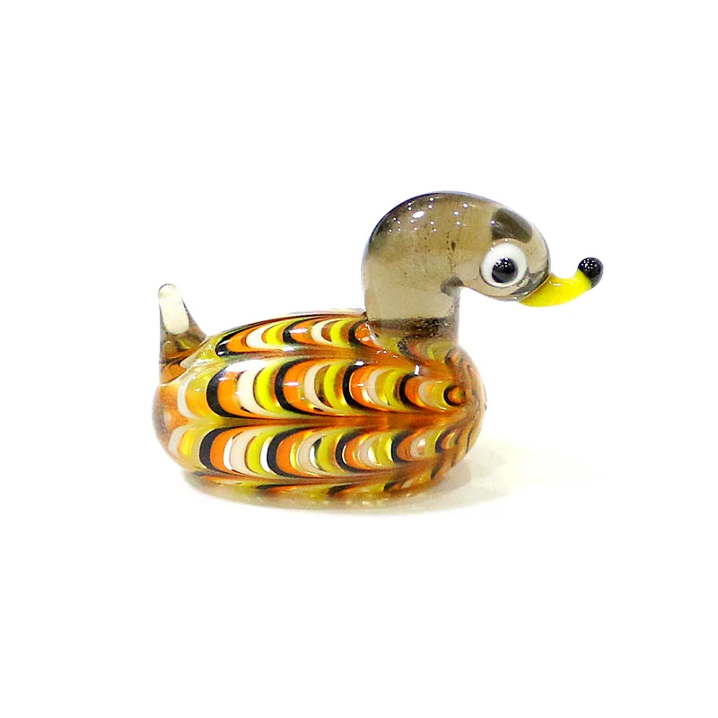 Handmade Mini Glass Duck Figur - đánh giá và giá Bonsai Garden Europe