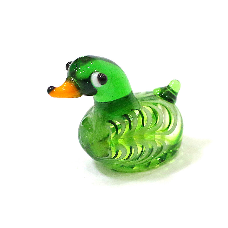 Handmade Mini Glass Duck Figur - đánh giá và giá Bonsai Garden Europe