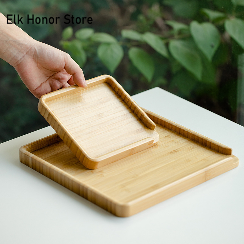 Chinese Bamboo Food Tray Puer  - đánh giá và giá Bonsai Garden Pot