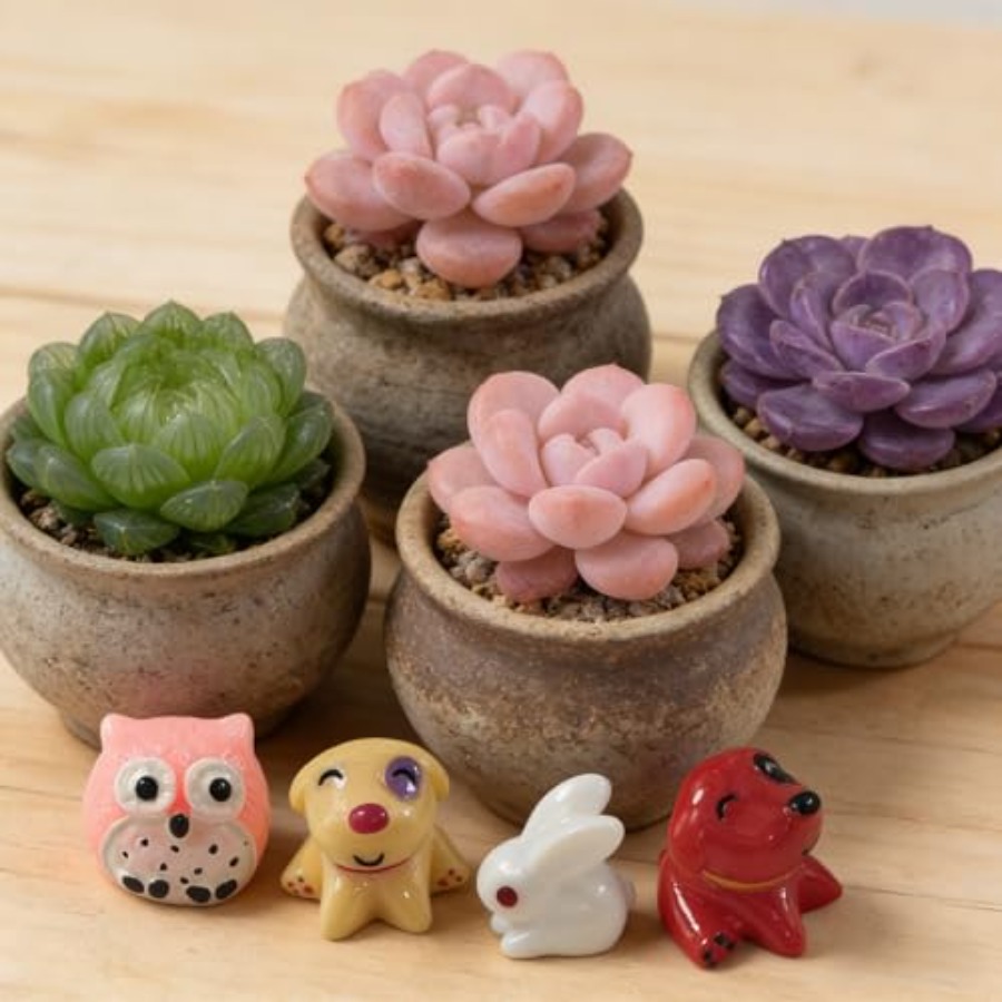 74 Pieces Mini Animals Miniatu - đánh giá và giá Bonsai Garden Japan
