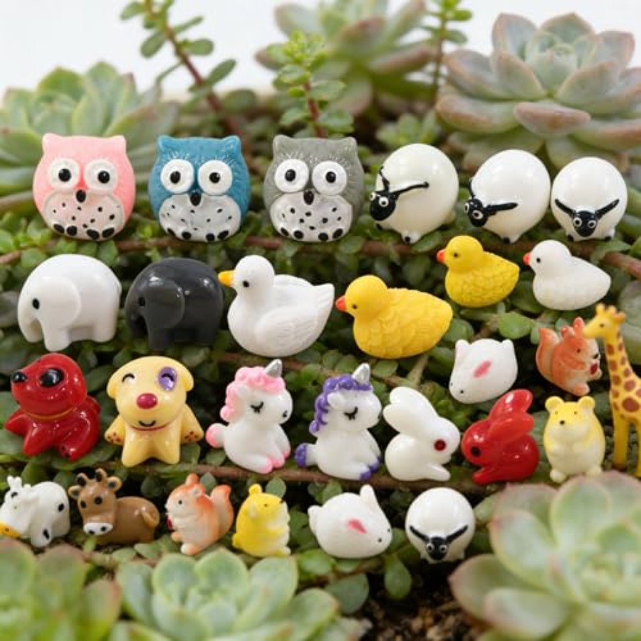 74 Pieces Mini Animals Miniatu - đánh giá và giá Bonsai Garden Japan