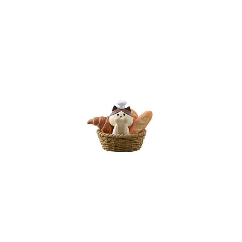 Zakka Style Cartoon Cat Bread  - đánh giá và giá Bonsai Garden Japan