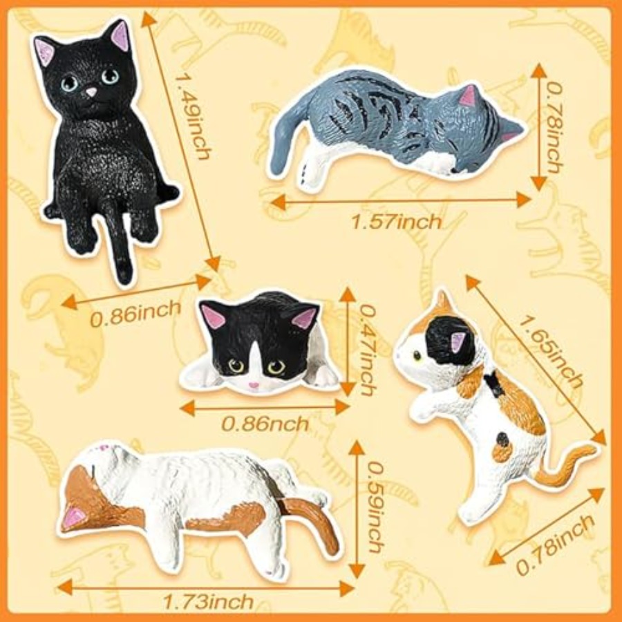 Miniature Cute Cat Figurines,  - đánh giá và giá Bonsai Garden Japan