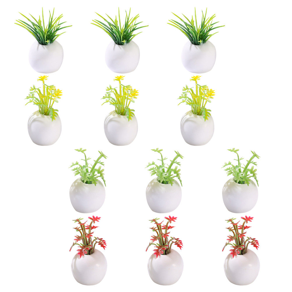 12Pcs Miniature Potted Plants  - đánh giá và giá Bonsai Garden Europe