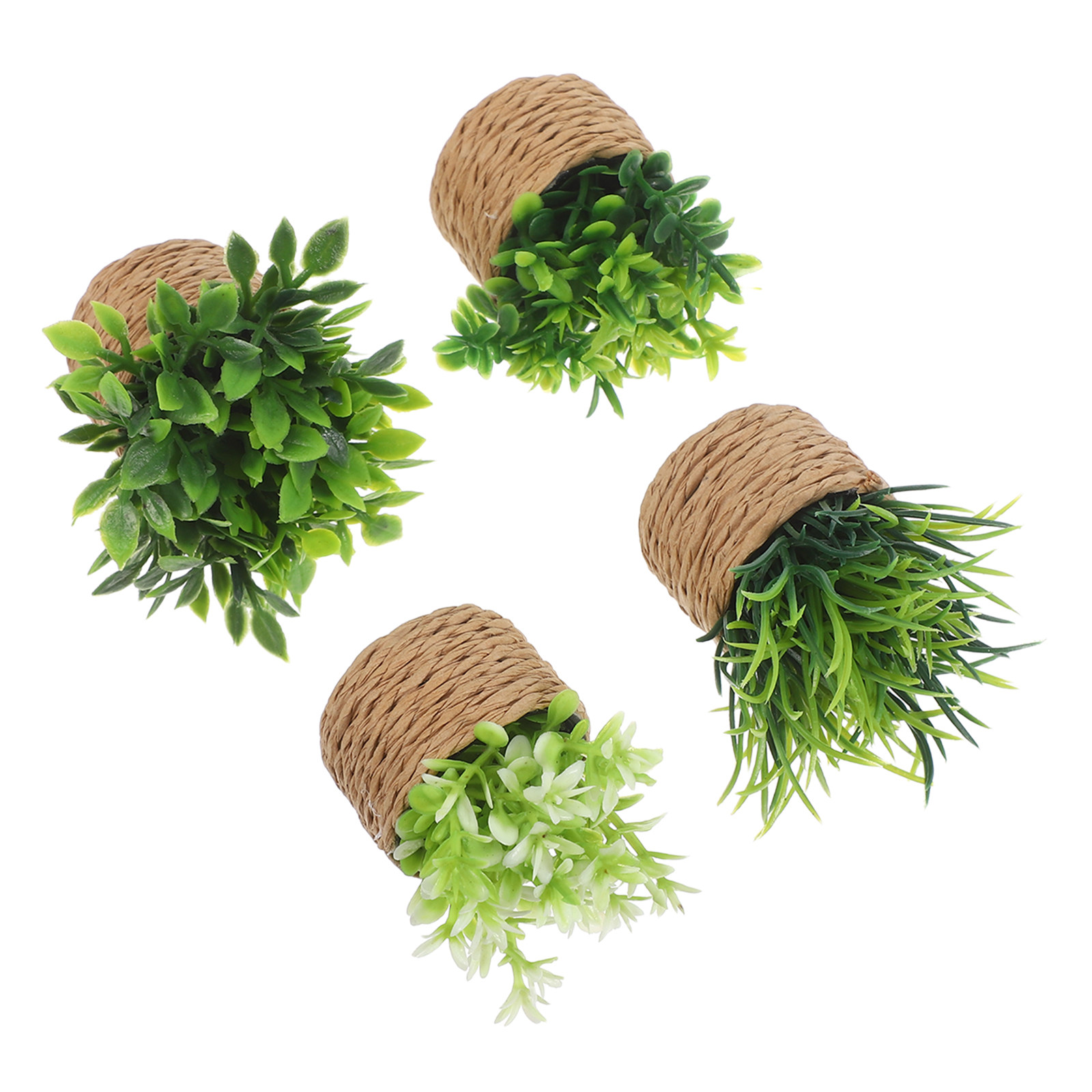 4Pcs Miniature Dollhouse Green - đánh giá và giá Bonsai Garden Europe