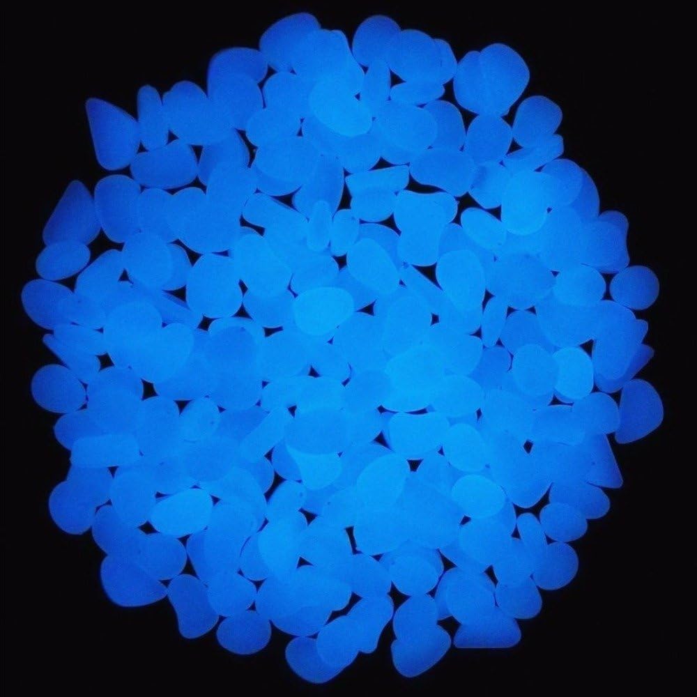 Fish Tank Rocks Glow Blue Pebb - đánh giá và giá Bonsai Garden Pot