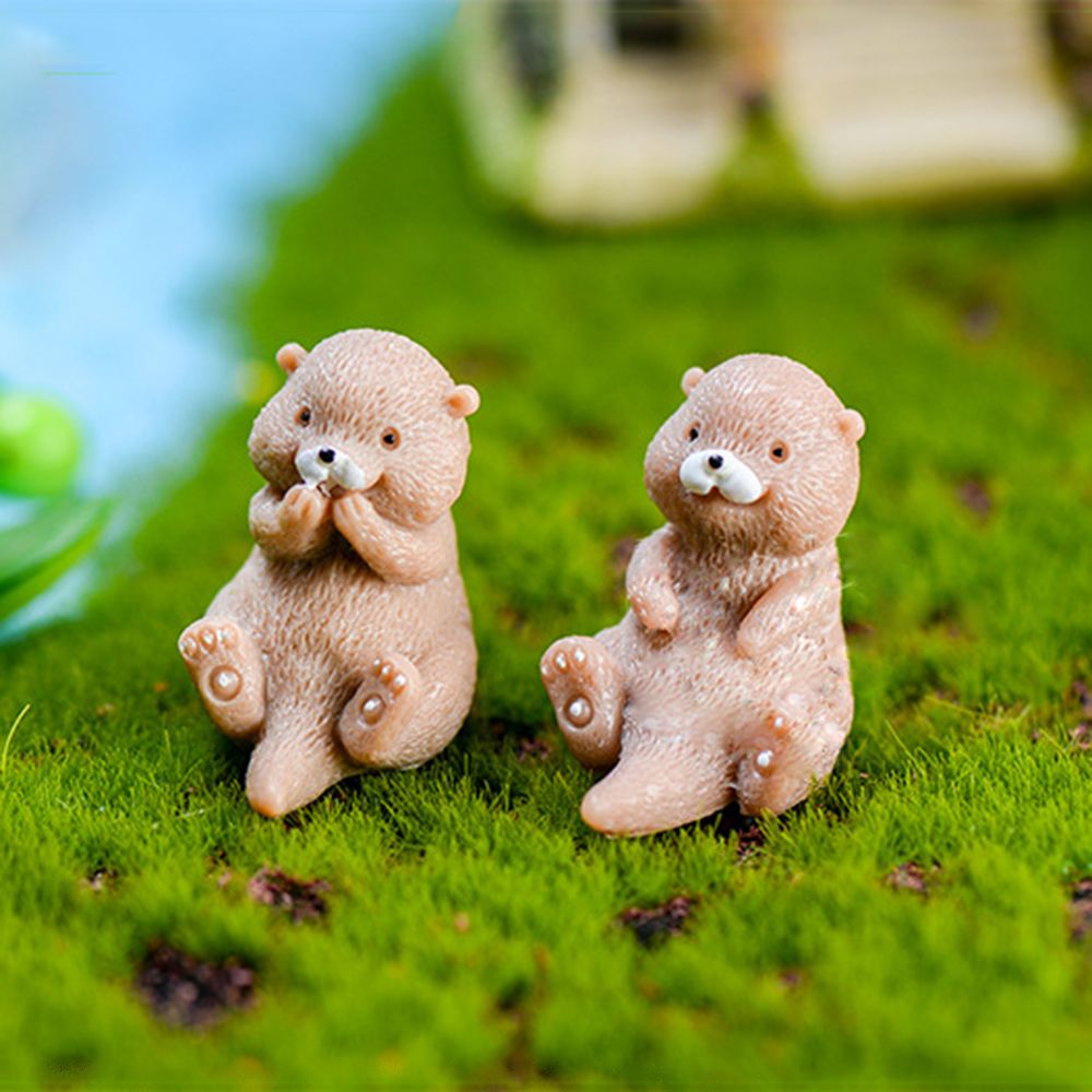 Otters Figurine Mini Home Deco - đánh giá và giá Bonsai Garden Europe