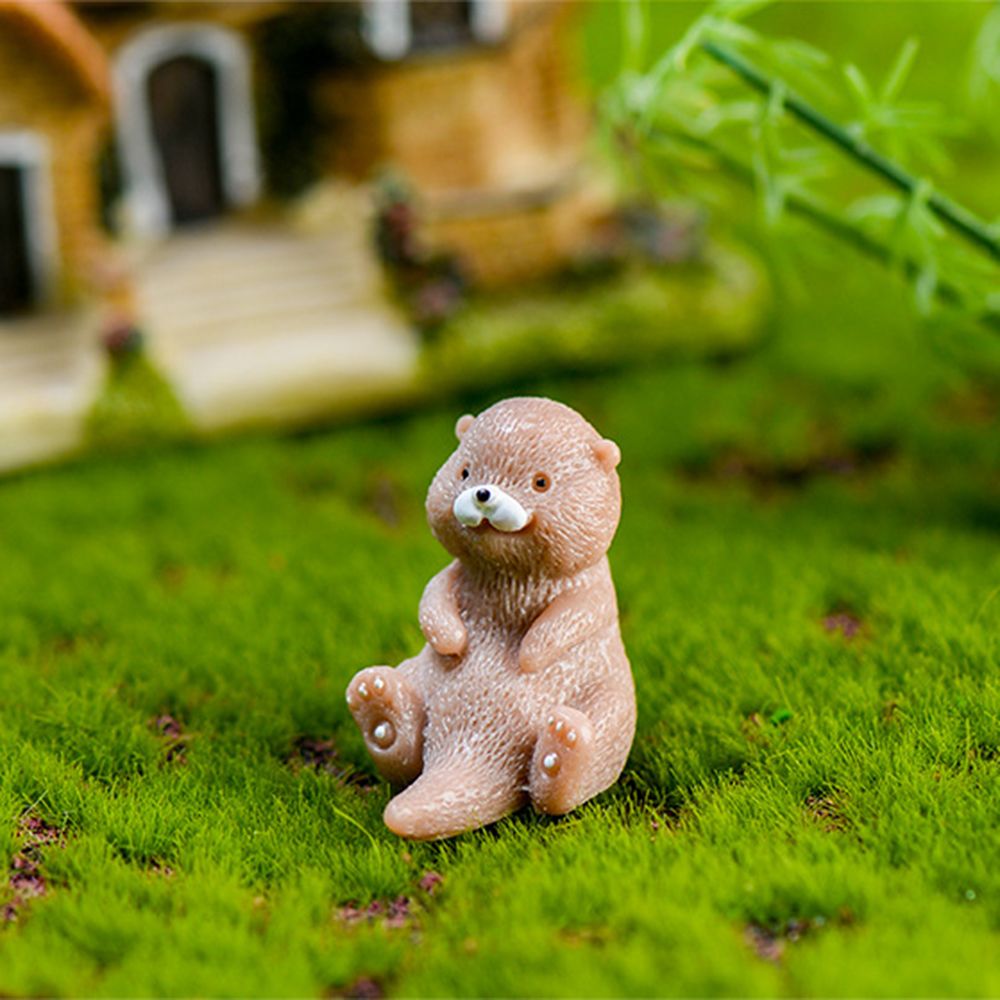 Otters Figurine Mini Home Deco - đánh giá và giá Bonsai Garden Europe
