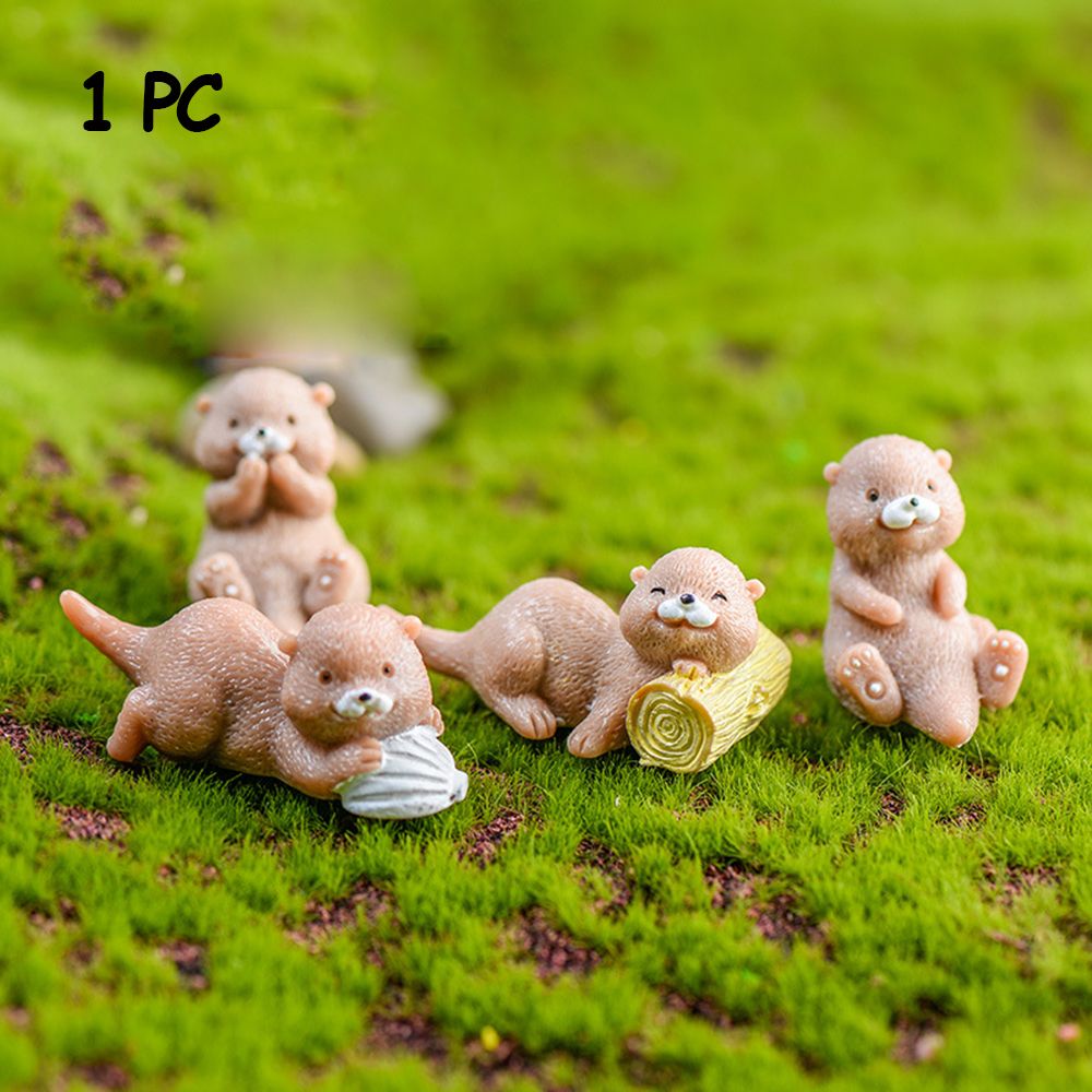 Otters Figurine Mini Home Deco - đánh giá và giá Bonsai Garden Europe