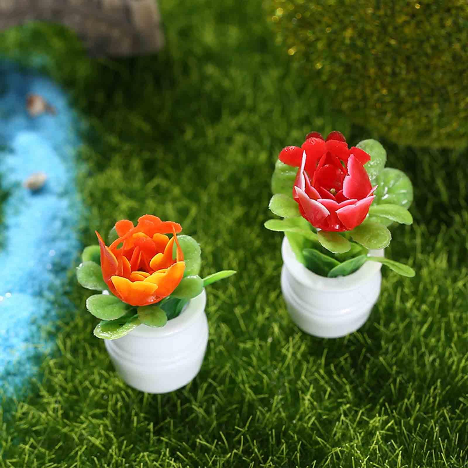 5Pcs 1:12 Dollhouse Miniature  - đánh giá và giá Bonsai Garden Europe