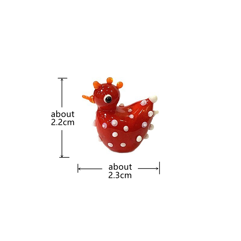 2PCS Handmade Cute Glass Chick - đánh giá và giá Bonsai Garden Japan