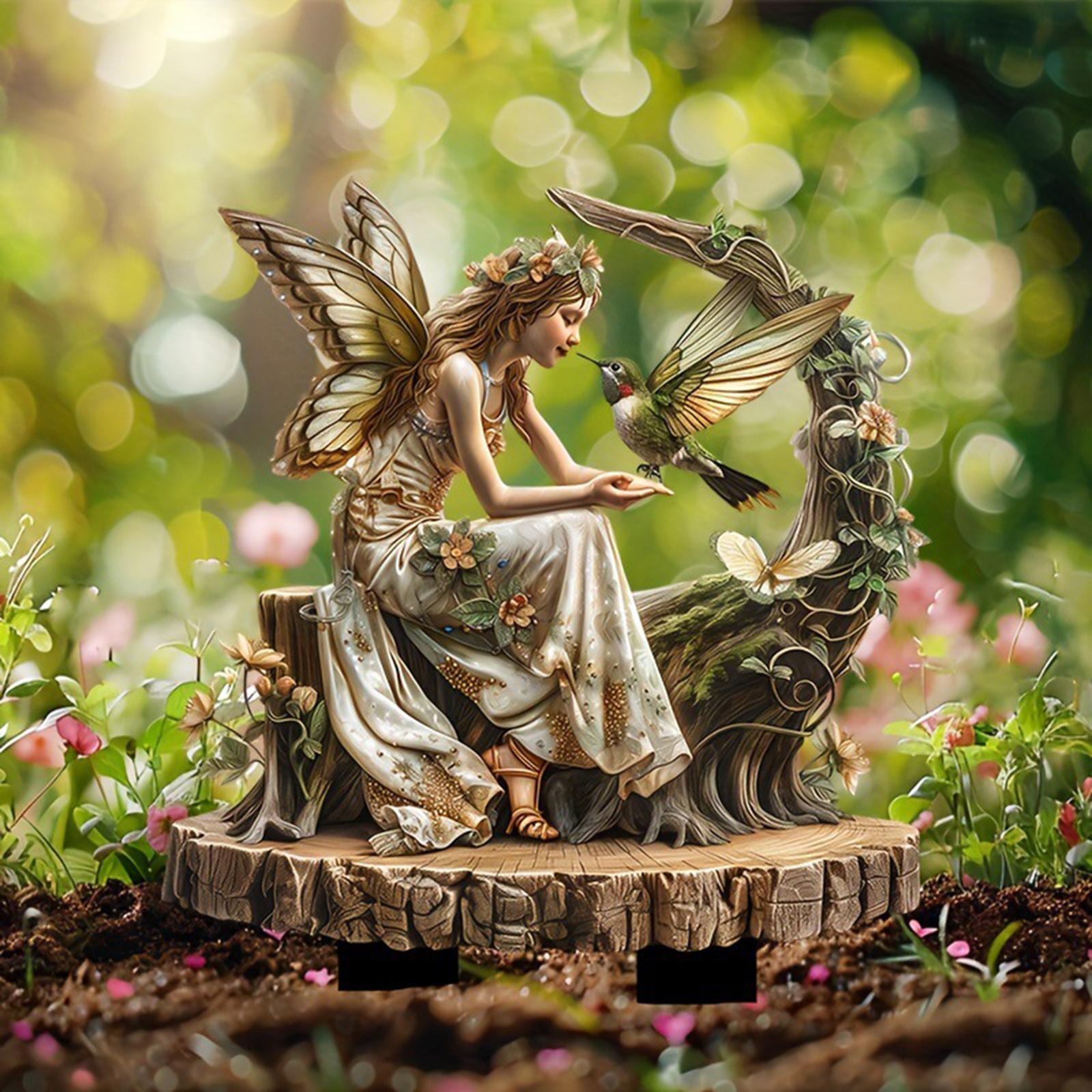 Fairy Decorative Garden Stake  - đánh giá và giá Bonsai Garden Pot