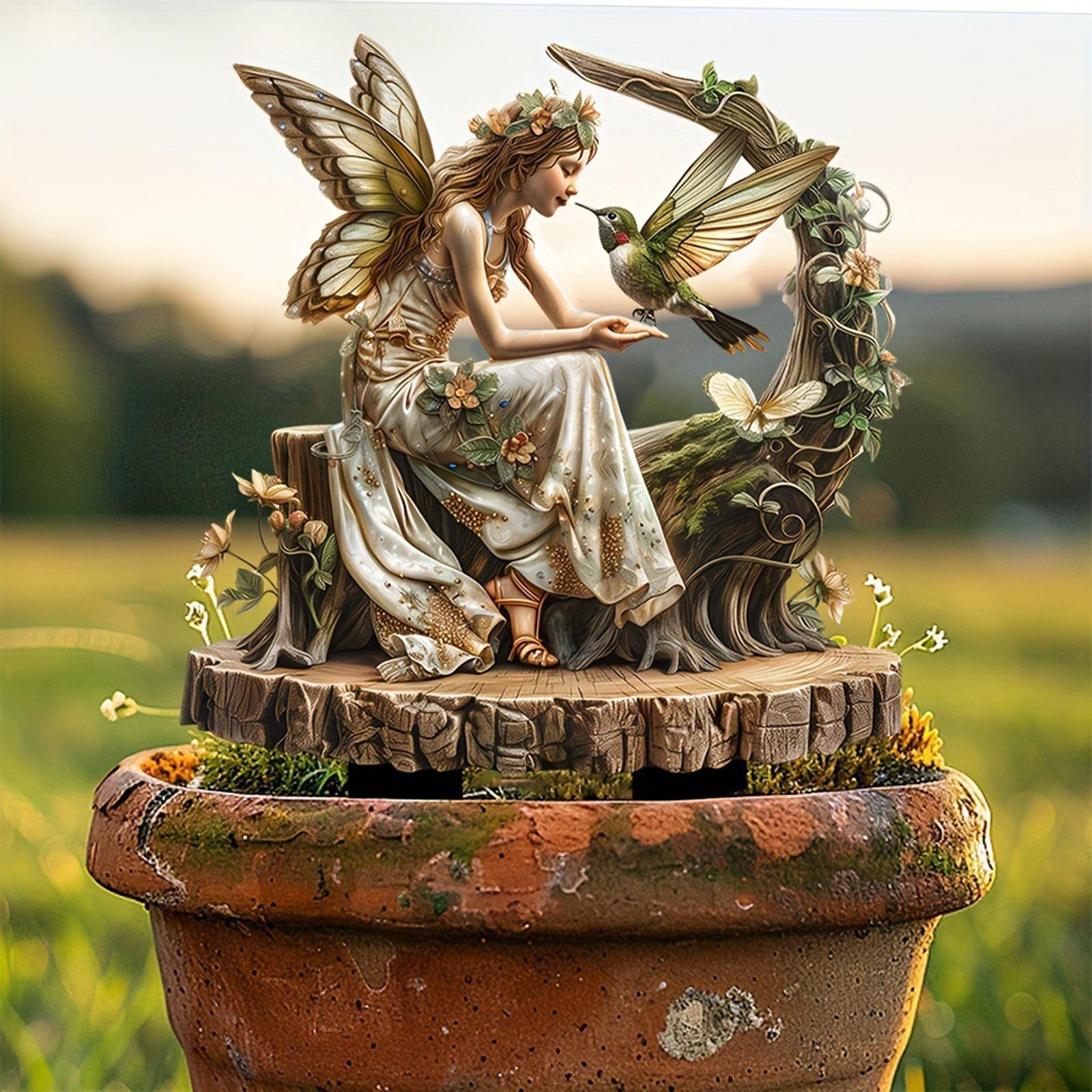 Fairy Decorative Garden Stake  - đánh giá và giá Bonsai Garden Pot