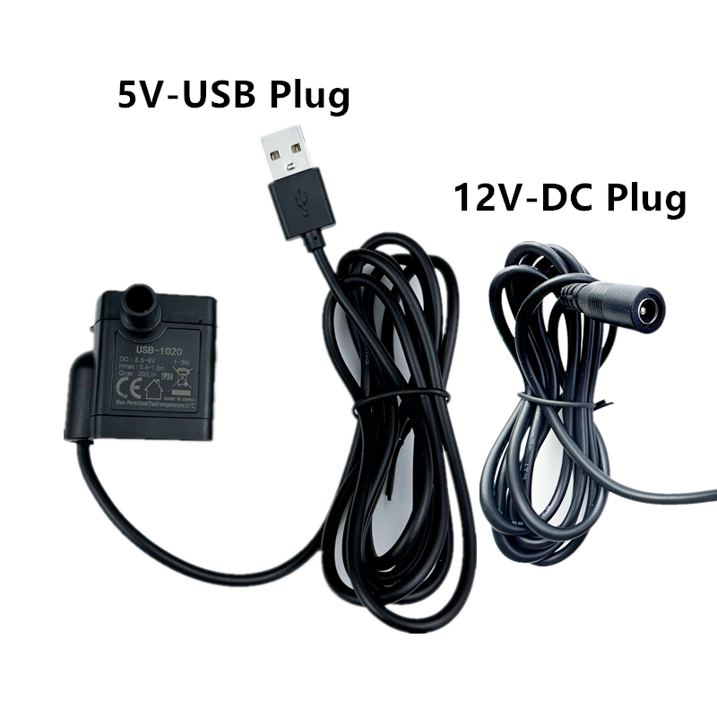 1PCS Water pump 5V USB Plug 3W - đánh giá và giá Bonsai Garden Fountain