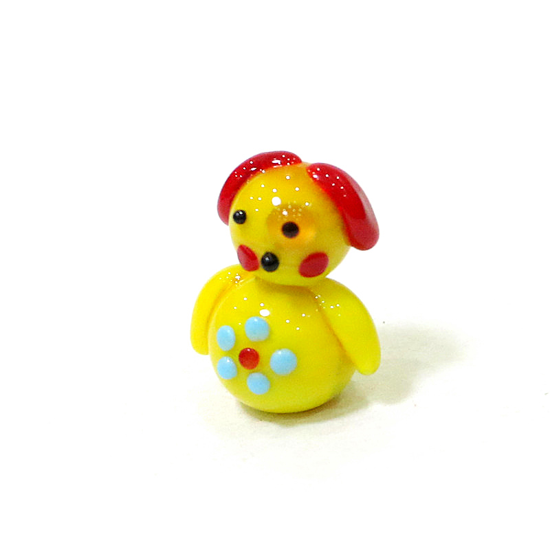 Cute Handmade Mini Glass Dog F - đánh giá và giá Bonsai Garden Japan