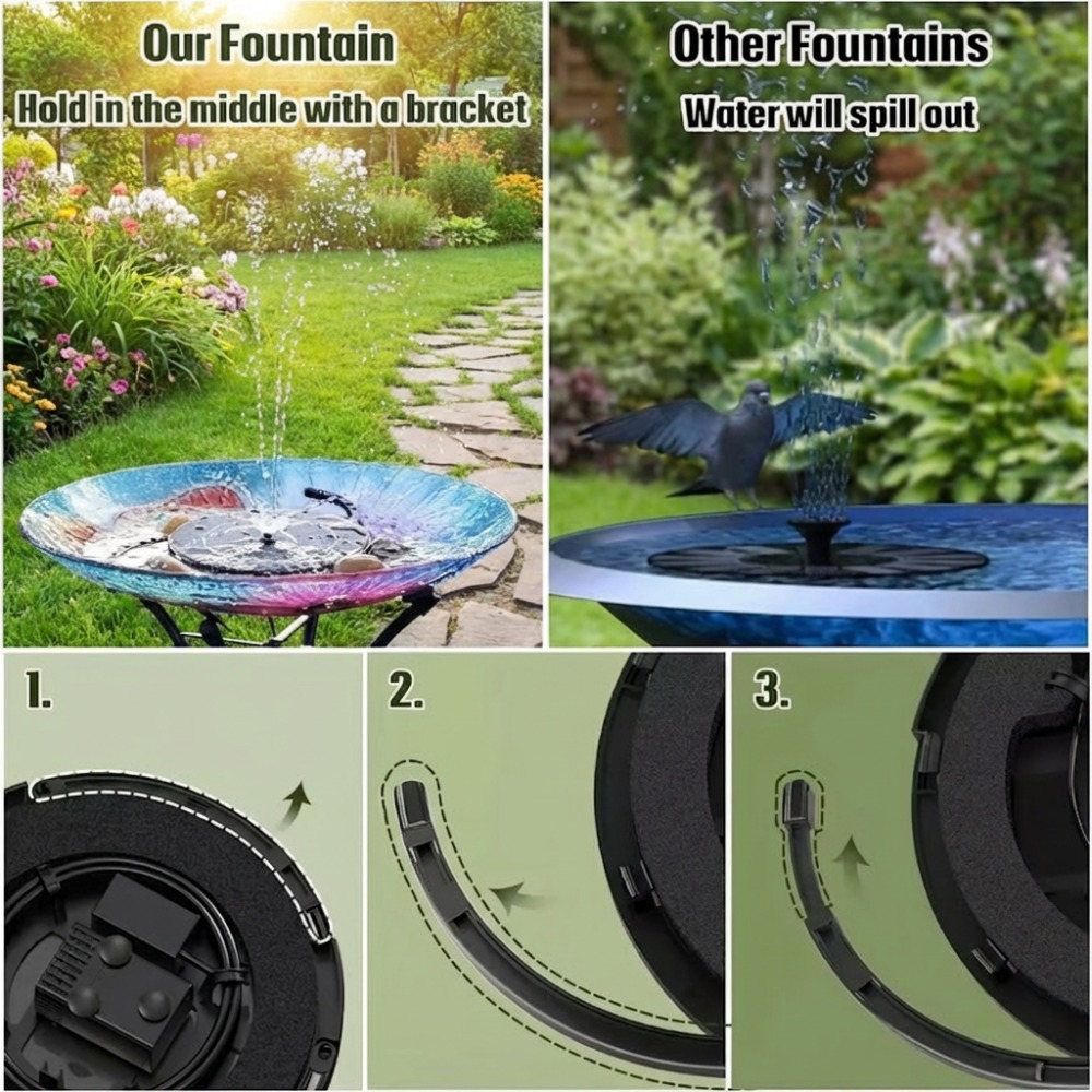Solar Fountain Pump,DIY Water  - đánh giá và giá Bonsai Garden Fountain