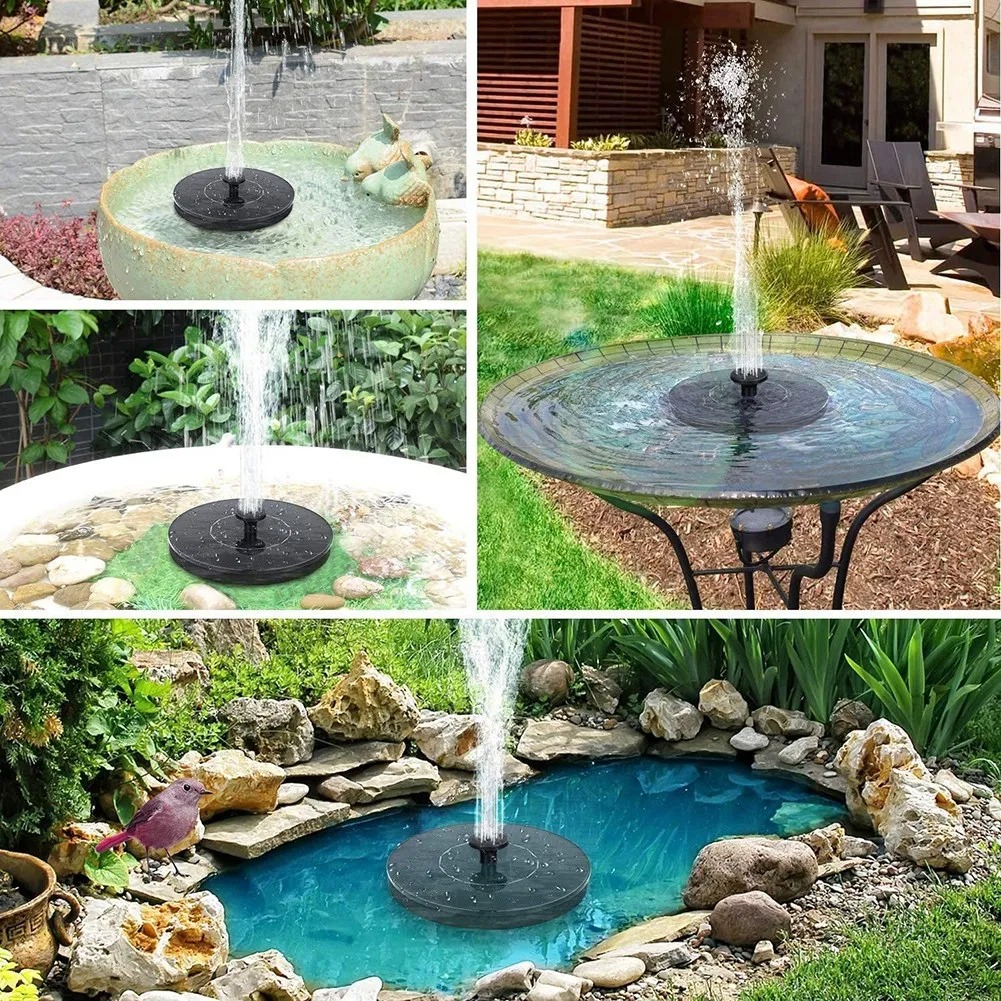Solar - Powered Floating Fount - đánh giá và giá Bonsai Garden Fountain
