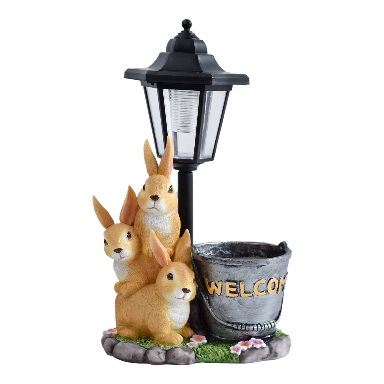 New rabbit solar garden light  - đánh giá và giá Bonsai Garden Pot