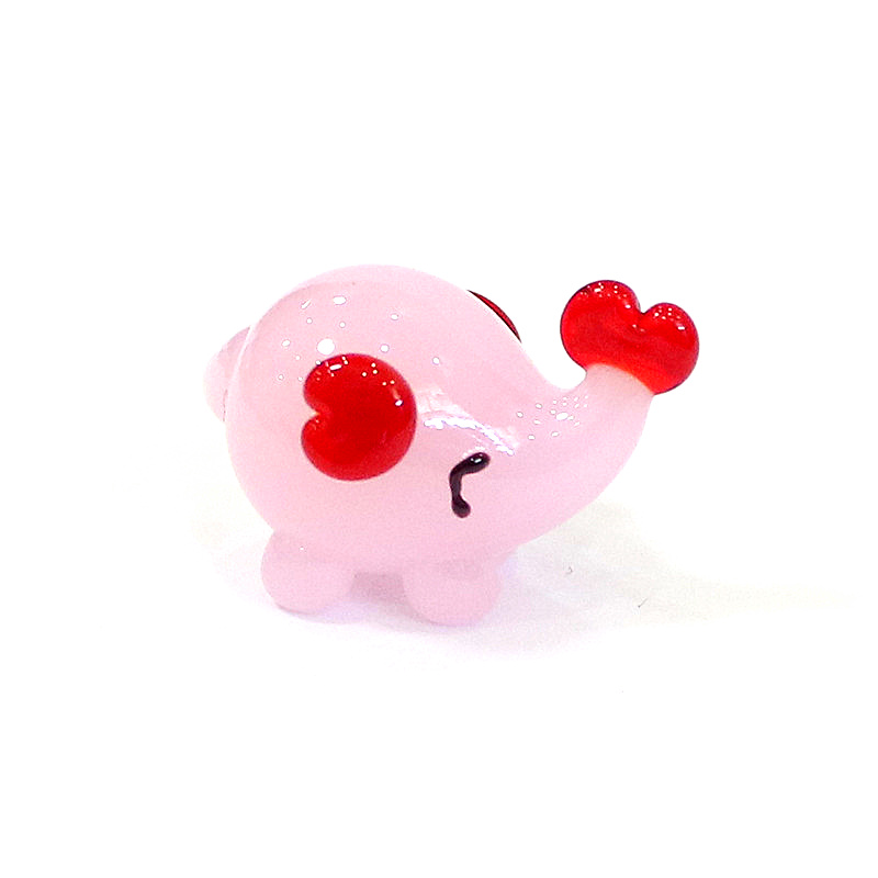 Cute Mini Glass Elephant Figur - đánh giá và giá Bonsai Garden Japan